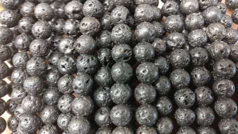 Lava Beads Natural