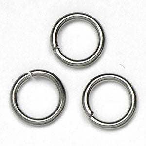 Stainless Steel Jump Rings Open – Suns Crystal & Bead Supply