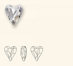 Swarovski 5743 12mm Wild Heart Bead