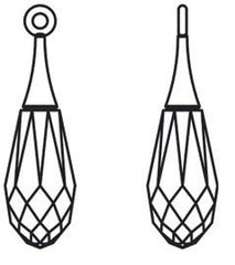 Swarovski 6532 21mm Pure Drop Pendant