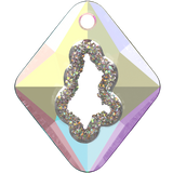Swarovski 6926 Growing Rhombus Crystal Pendant