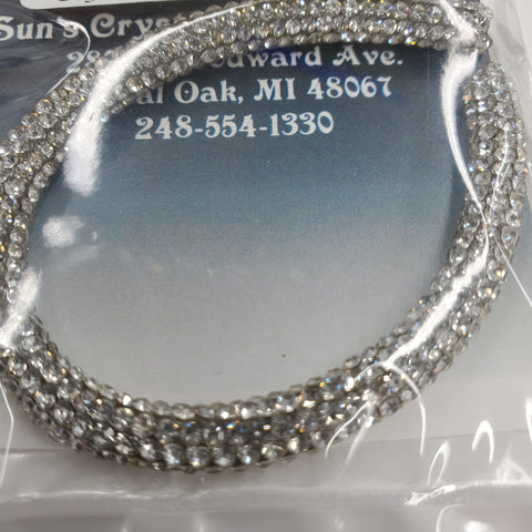 Rhinestone Tube Bead