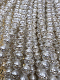 Shell Pearls with Rhinestones