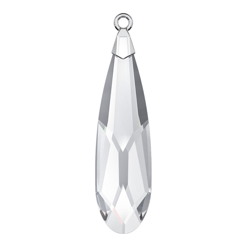 Swarovski 6533 33mm RainDrop Pendant – Suns Crystal & Bead